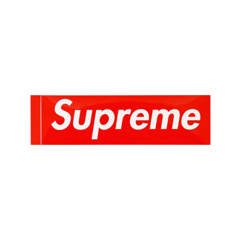 Supreme Box Logo Sticker Red