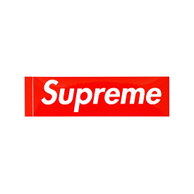 Supreme Box Logo Sticker Red