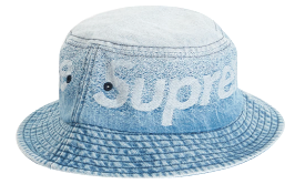 Supreme Fade Jacquard Denim Crusher Blue