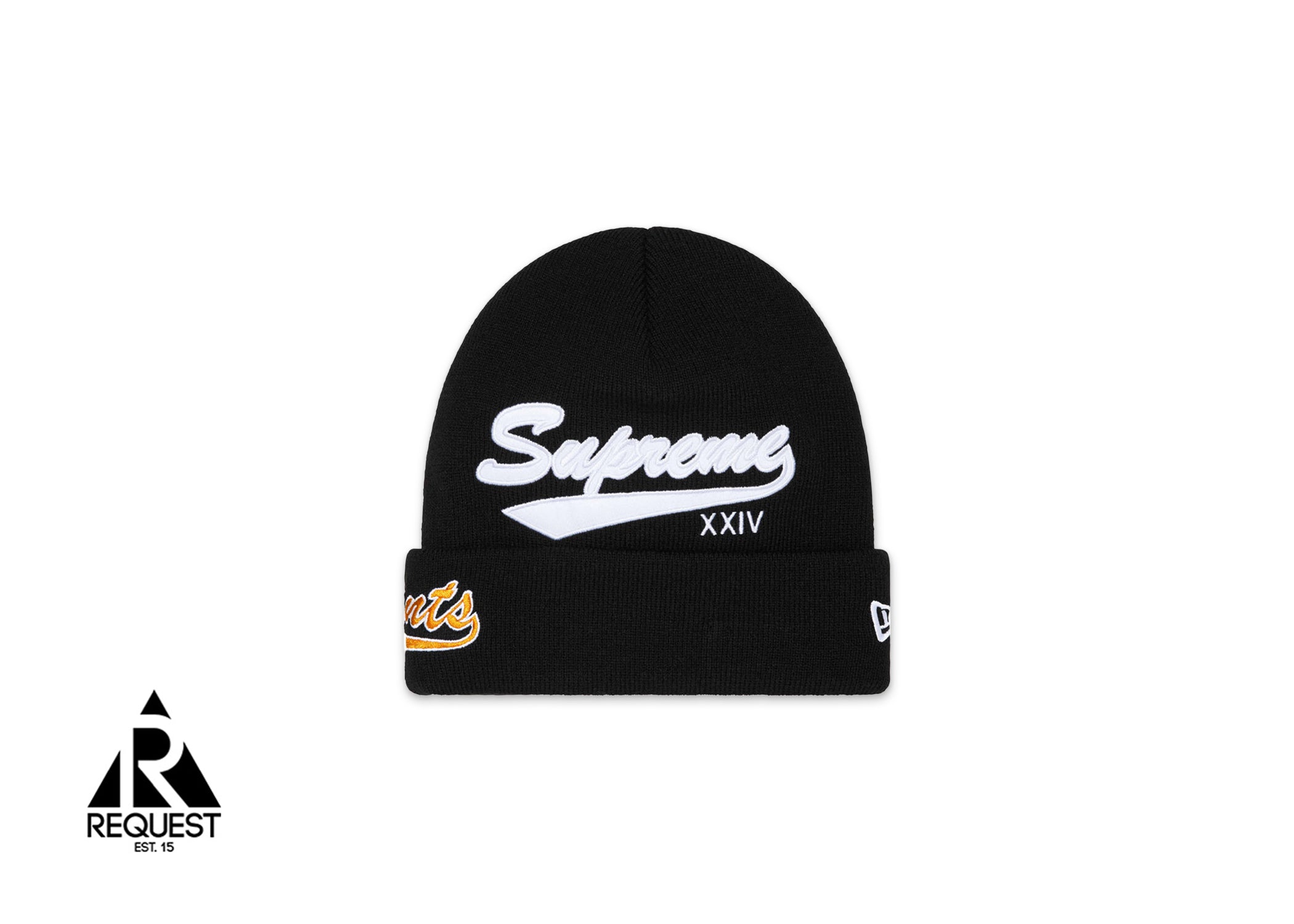 Supreme New Era Salvation Beanie Black