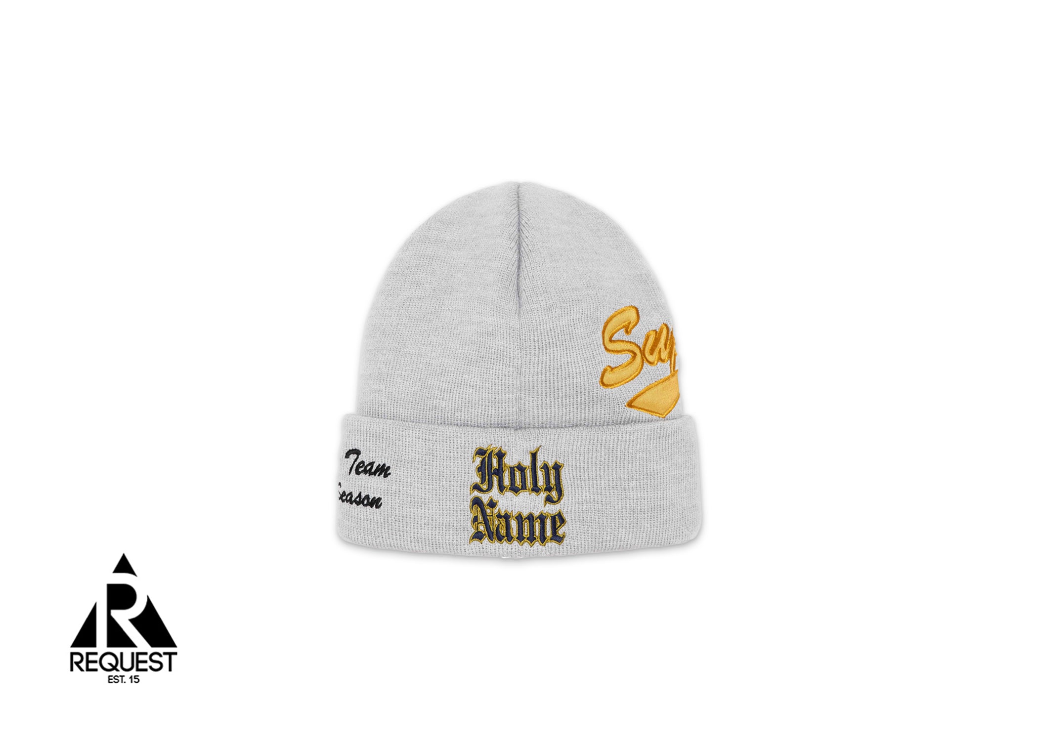 Supreme New Era Salvation Beanie Heather Grey