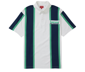 Supreme Stripe S/S Rugby White