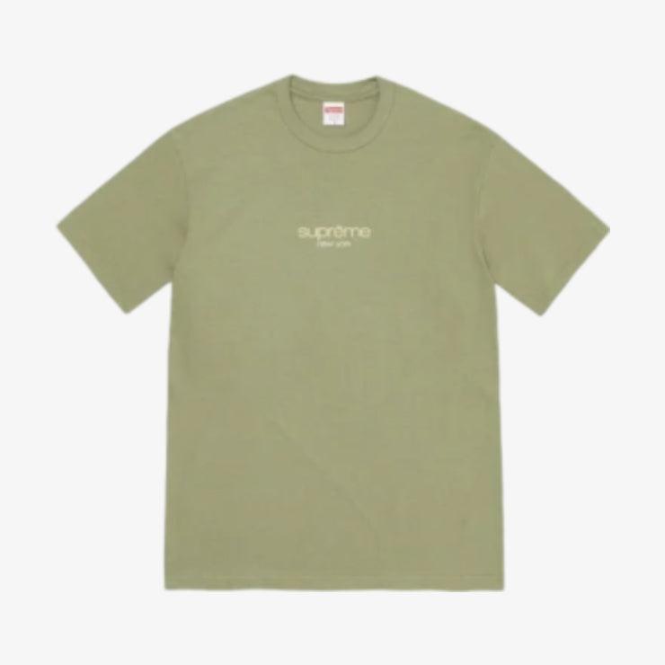 Supreme Tee 'Classic Logo' Light Olive SS22