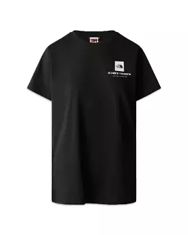 T-Shirt Donna The North Face Coordinates Relaxed Tee Nero