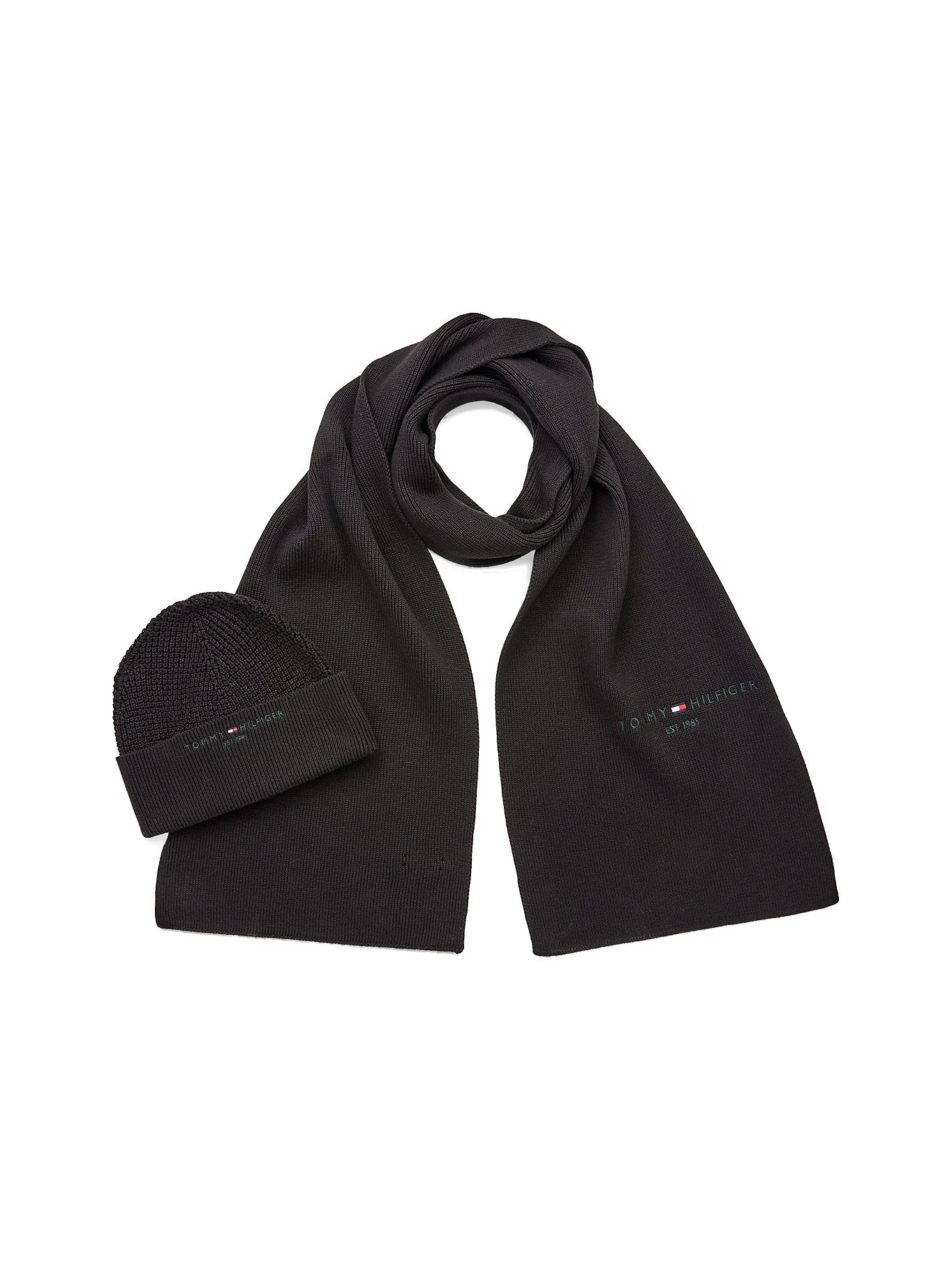 Tommy Hilfiger Mens 'TH Horizon' Scarf & Beanie GP Set