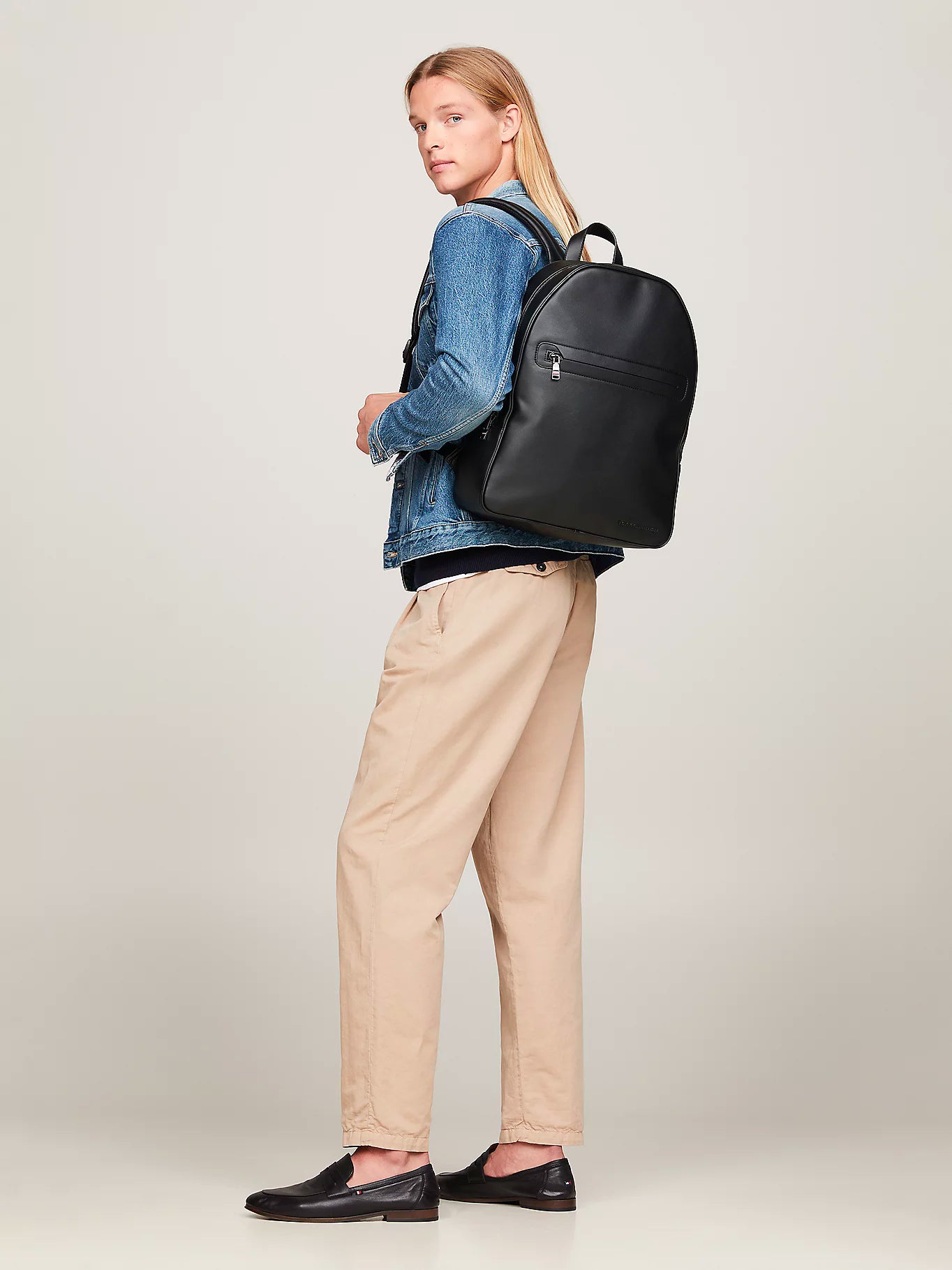 Tommy Hilfiger 'Modern' PU Dome Backpack/ Rucksack