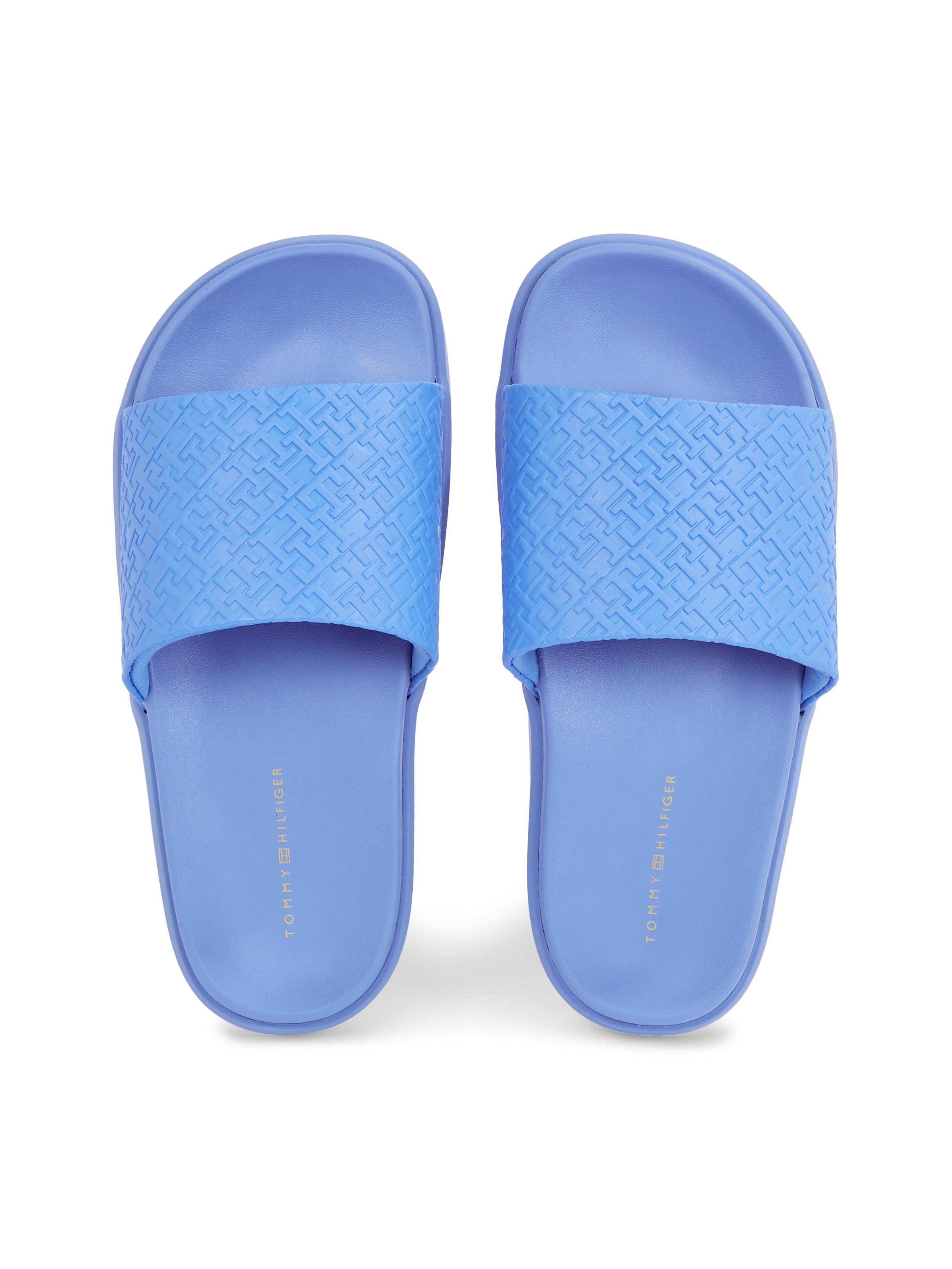 TOMMY HILFIGER Platform Pool Slide Blue