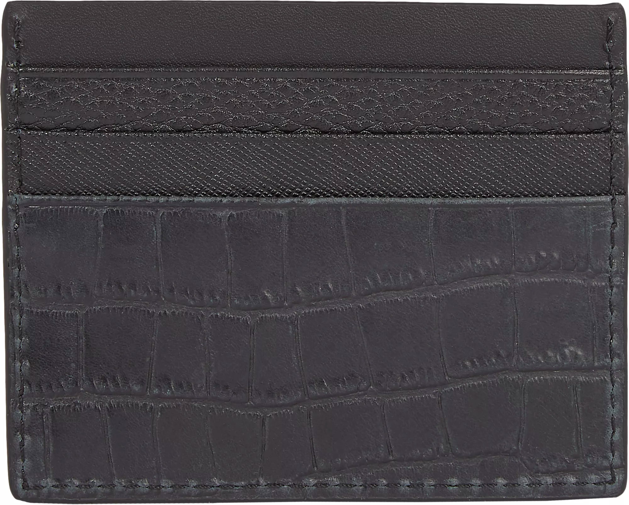 Tommy Hilfiger Texture Leather Credit Cardholder