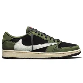 Travis Scott x Air Jordan 1 Low OG Black Olive