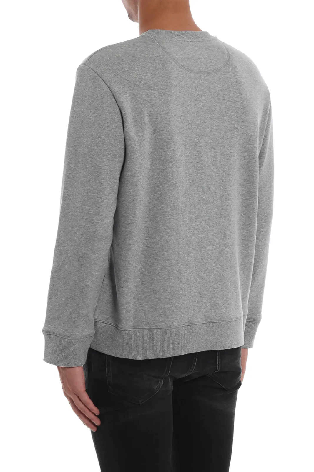 Valentino VLTN printed crew-neck grey sweatshirt