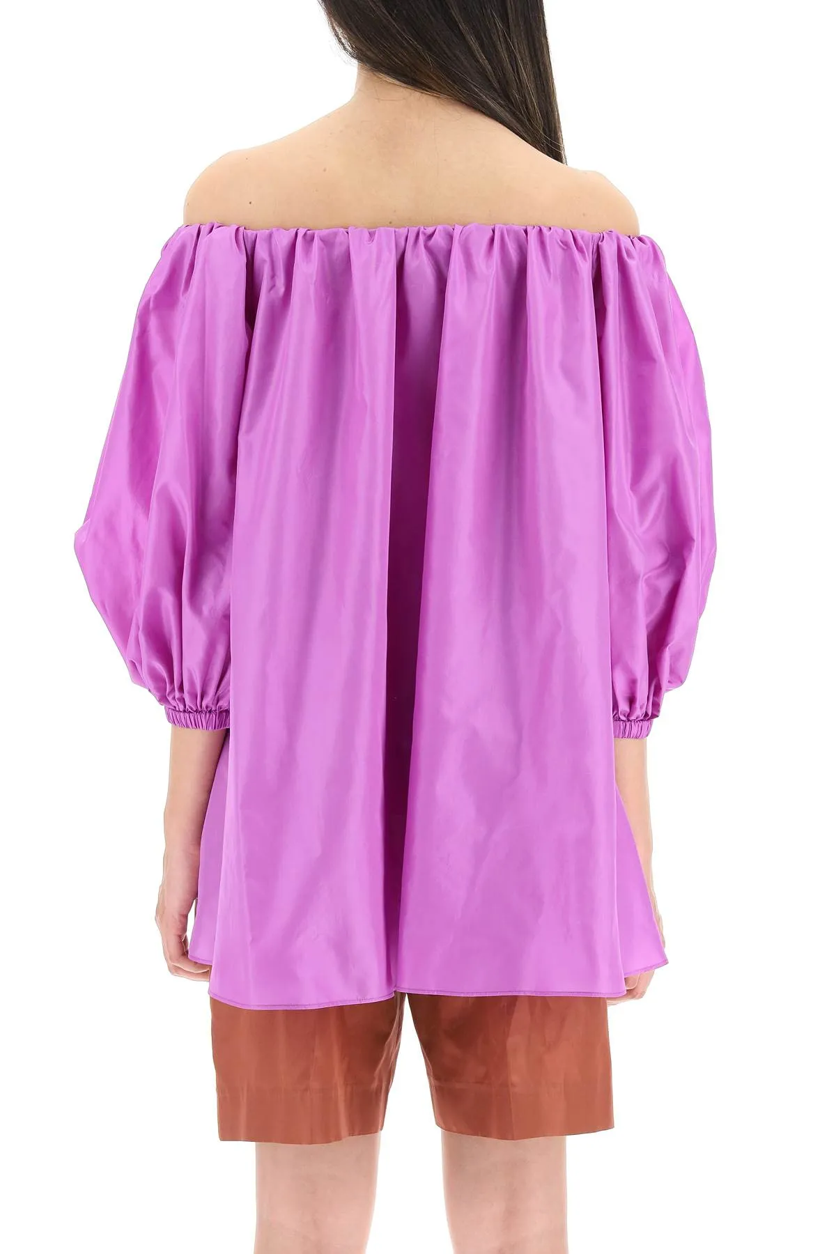 Valentino Washed Taffeta Top