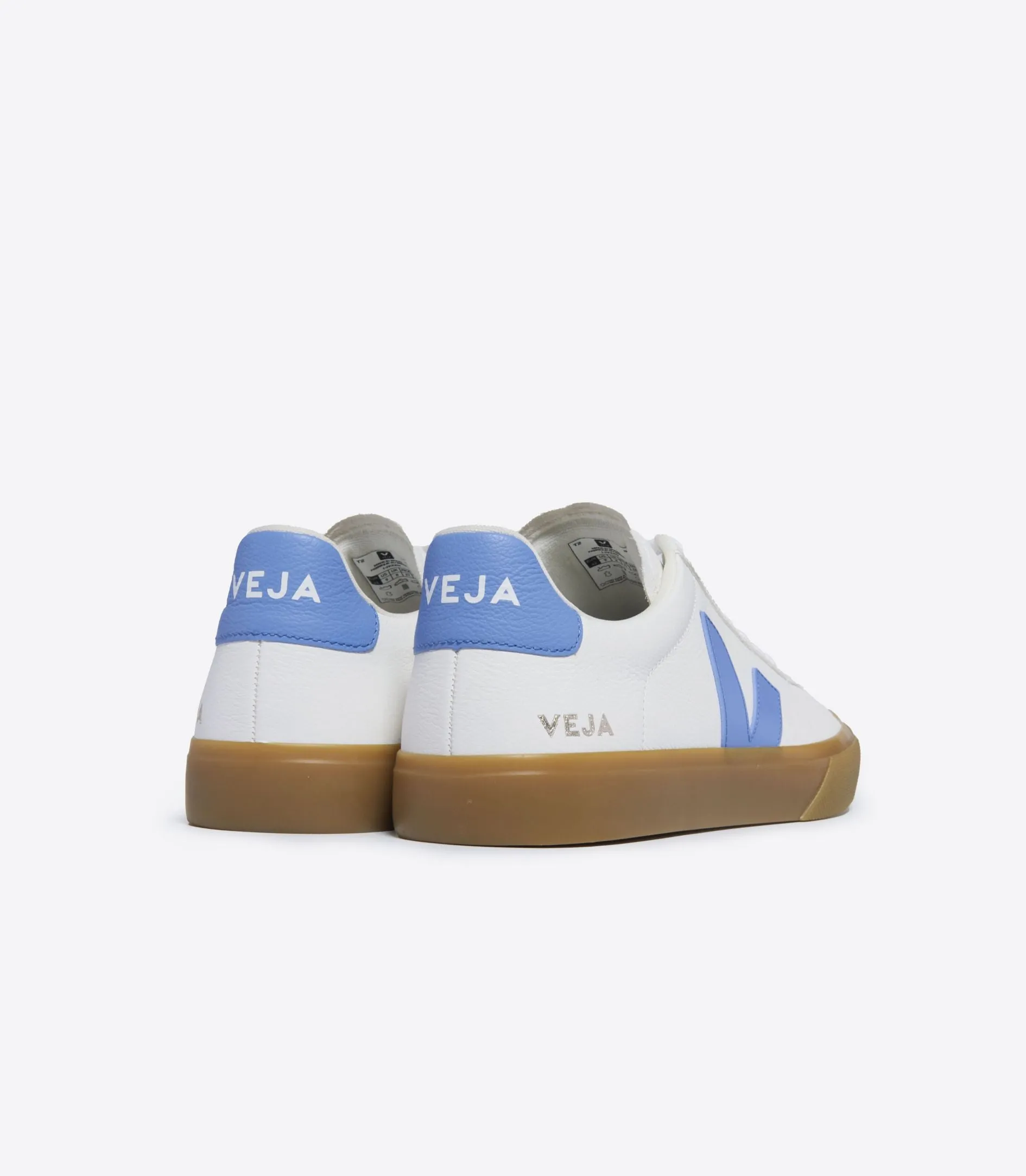 Veja   Campo ChromeFree leather - Extra-White Aqua (men)