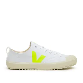 Veja Nova Canvas White Jaune Fluo (White / Yellow)