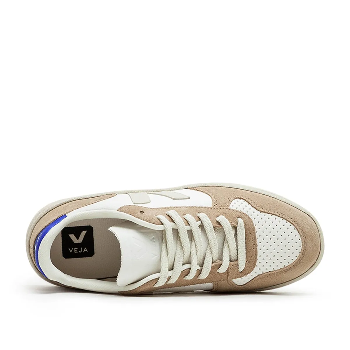 Veja V-10 Chromefree Leather (White / Beige)