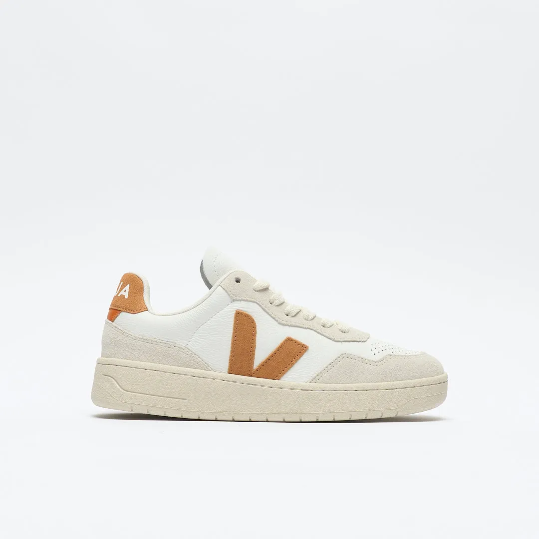 Veja - V-90 Women's Leather (Extra-White/Umber)