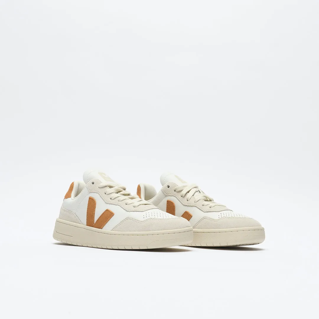 Veja - V-90 Women's Leather (Extra-White/Umber)