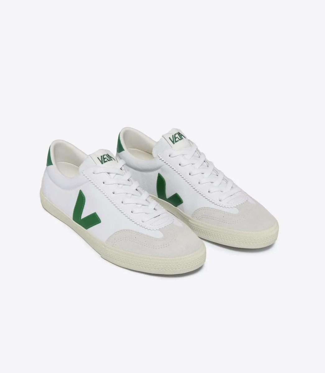 Veja   Volley Canvas White_Emeraude