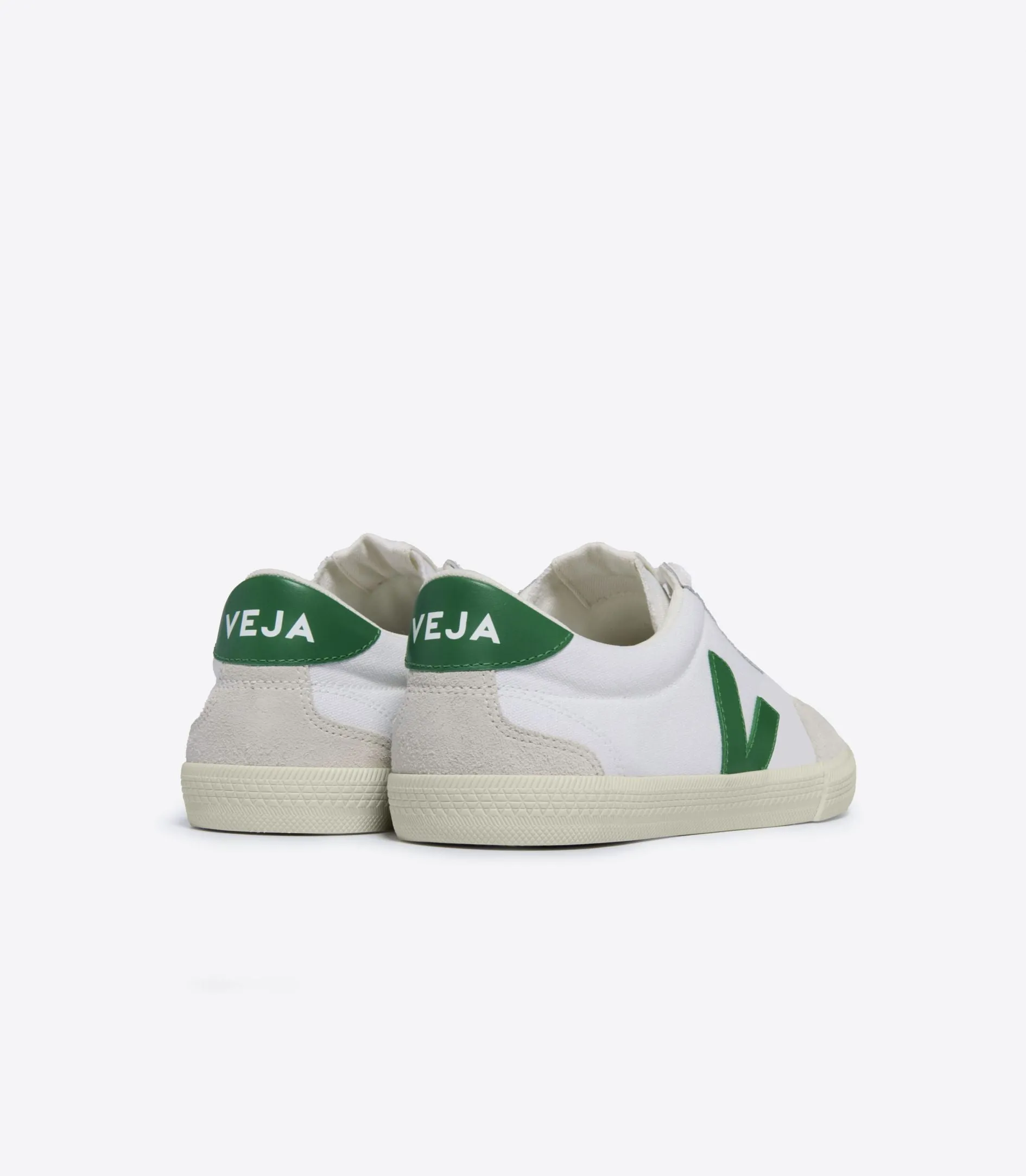 Veja   Volley Canvas White_Emeraude