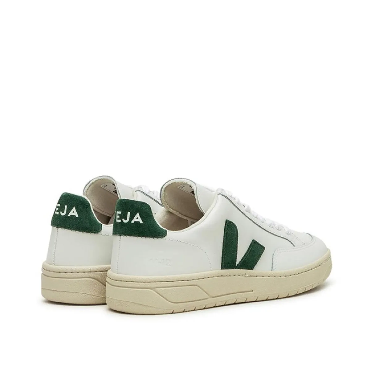 Veja WMNS V-12 Leather (White / Green)