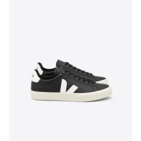 Veja Womens Campo Chromefree Leather in Black and White