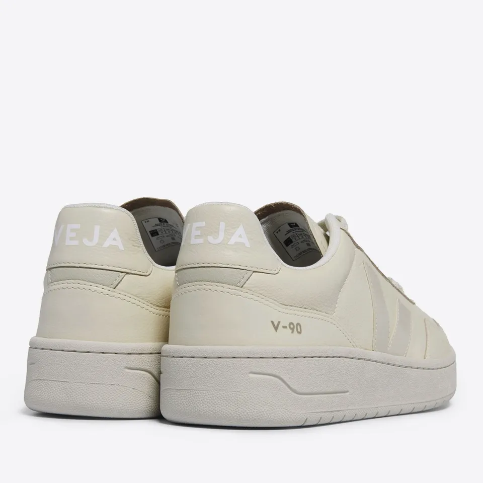 Veja Women's V-90 Bastille Leather Trainers - UK 3 | Coggles