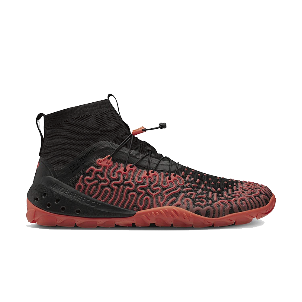 Vivobarefoot ESC Tempest Womens Obsidian Neon Coral