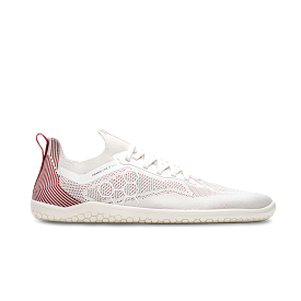 Vivobarefoot Primus Lite Knit Womens Off White/Burgundy