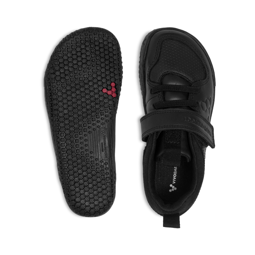 Vivobarefoot Primus Ludo School Kids Obsidian