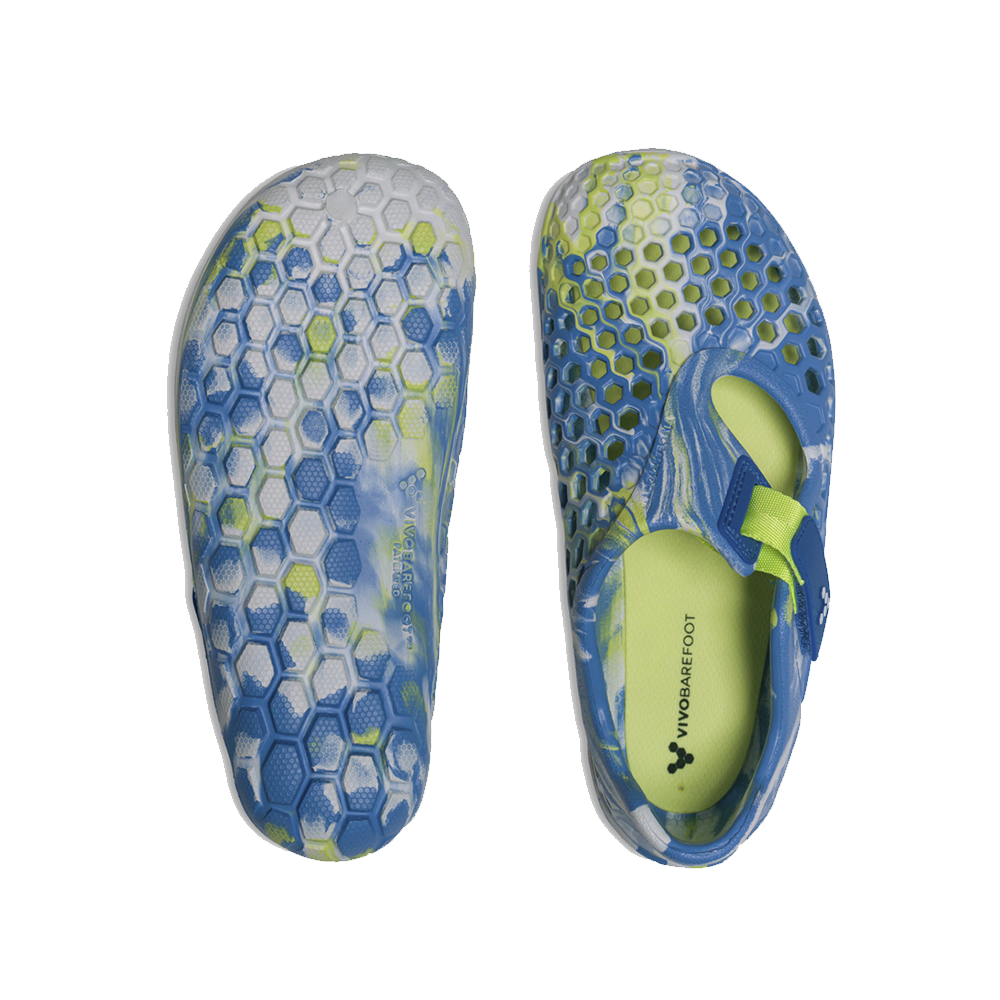 Vivobarefoot Ultra Bloom Juniors Blue Aqua