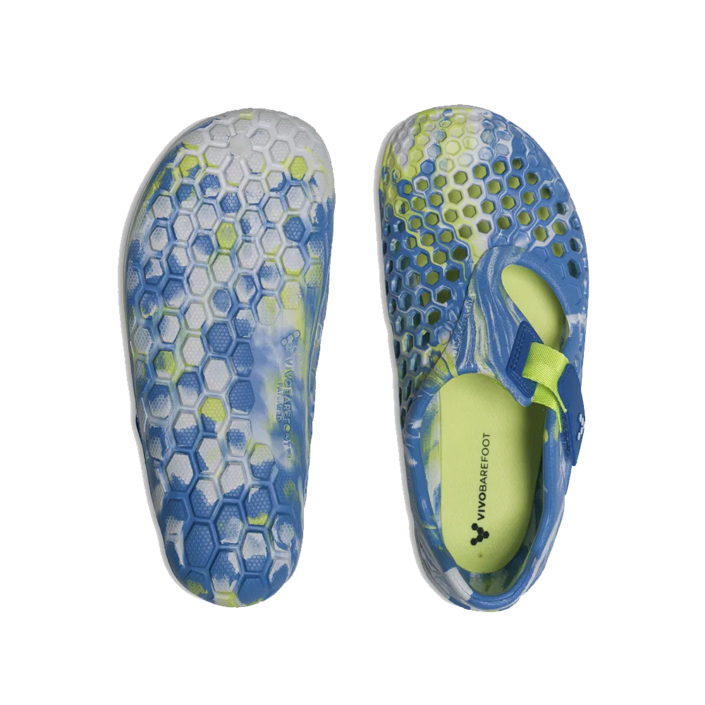 Vivobarefoot Ultra Bloom Juniors Blue Aqua