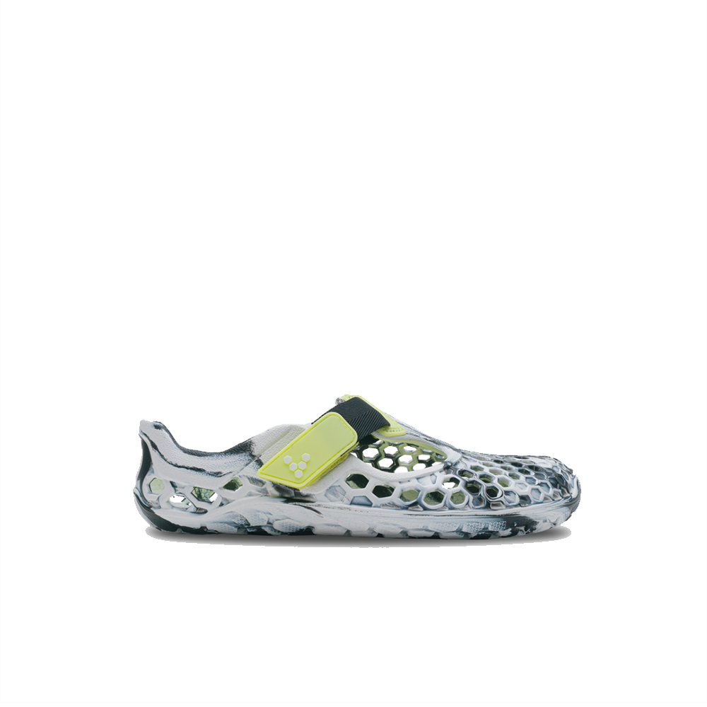 Vivobarefoot Ultra Bloom Kids Obsidian White