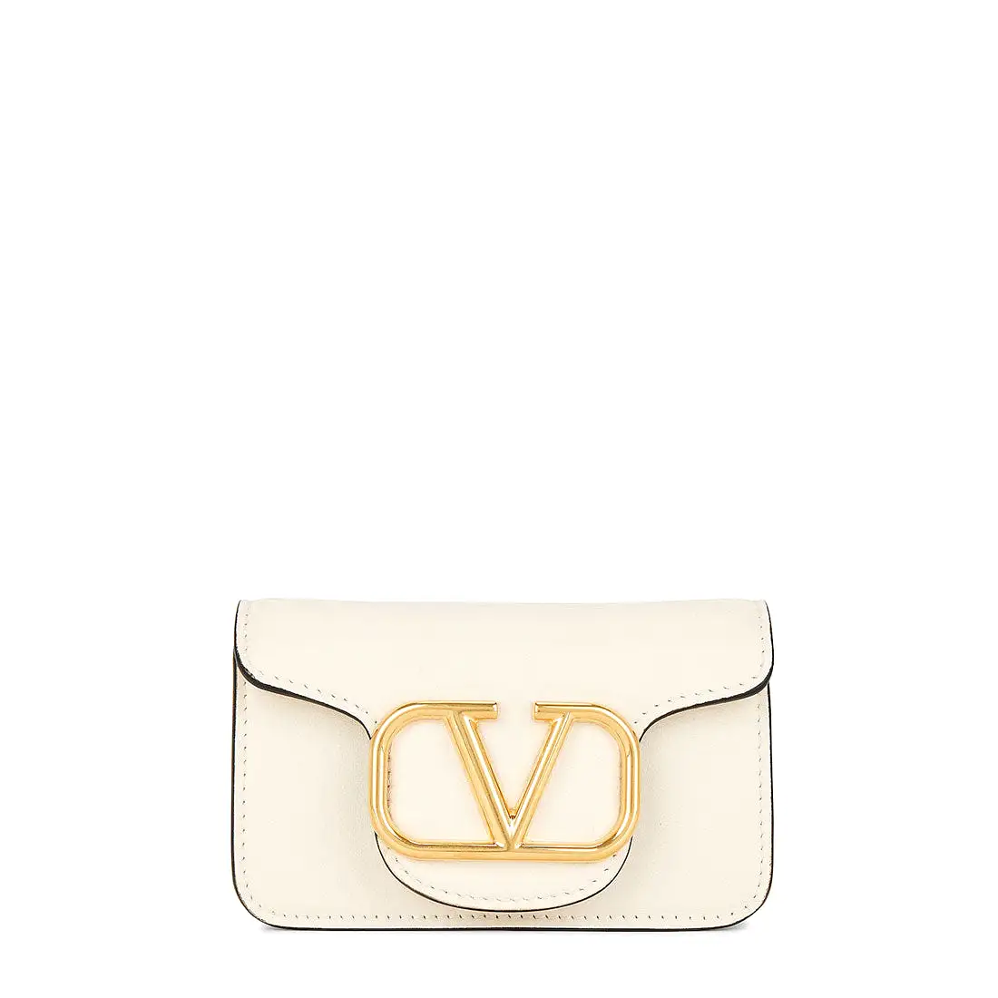 Vlogo Loco Micro Shoulder Bag, Ivory