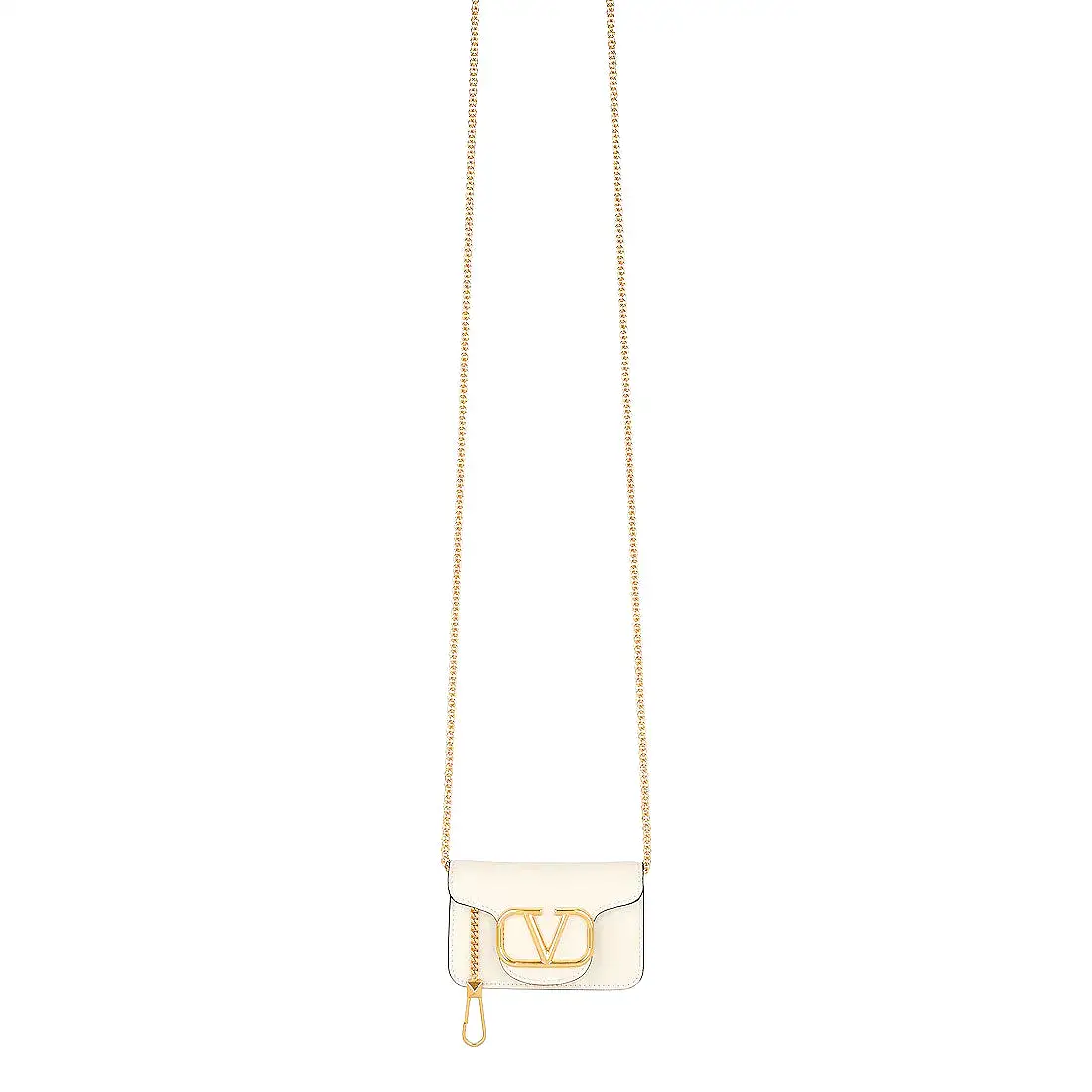 Vlogo Loco Micro Shoulder Bag, Ivory