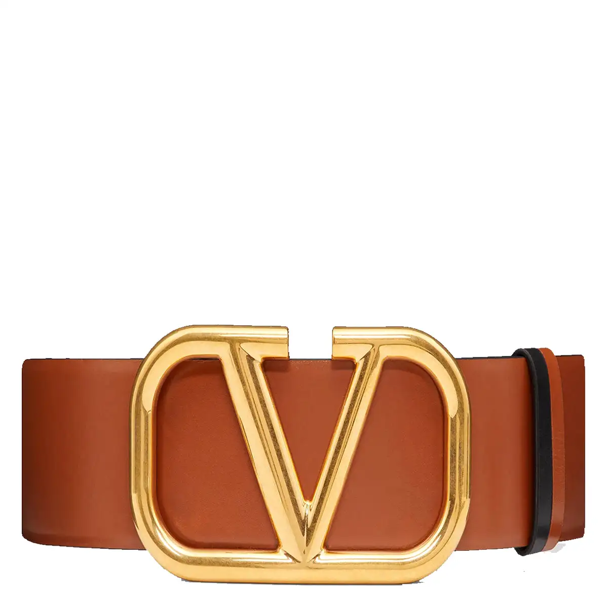 Vlogo Reversible Leather 70MM Belt, Selleria/Black