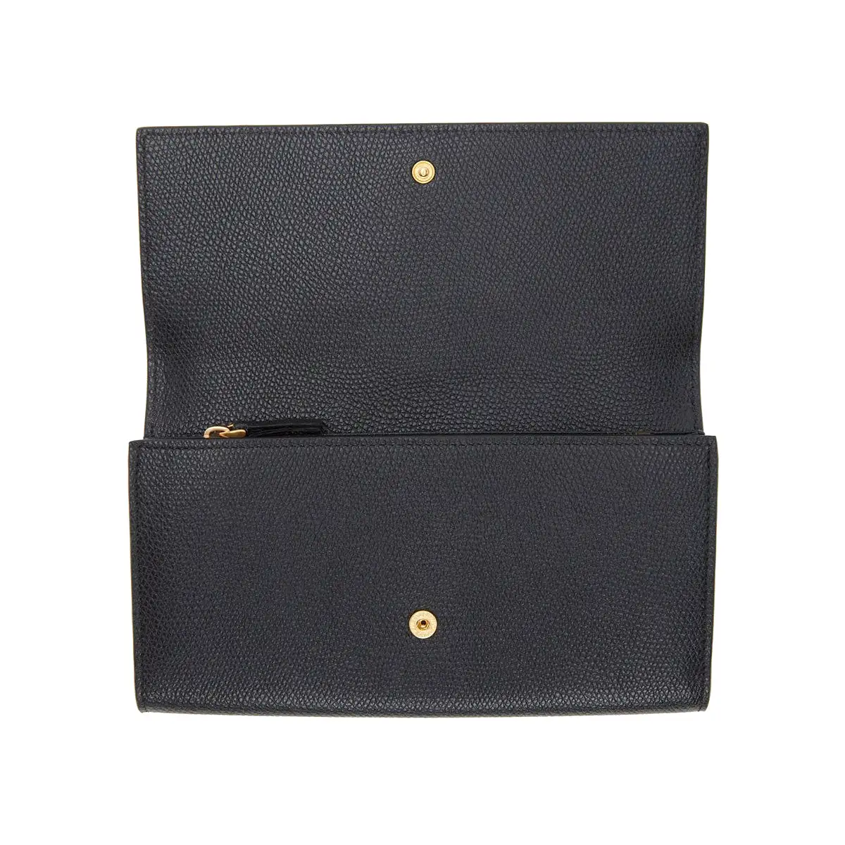 VLogo Signature Continental Wallet, Black