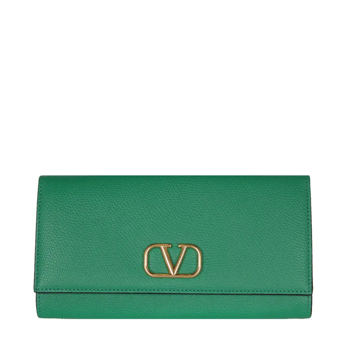 VLogo Signature Continental Wallet, Green