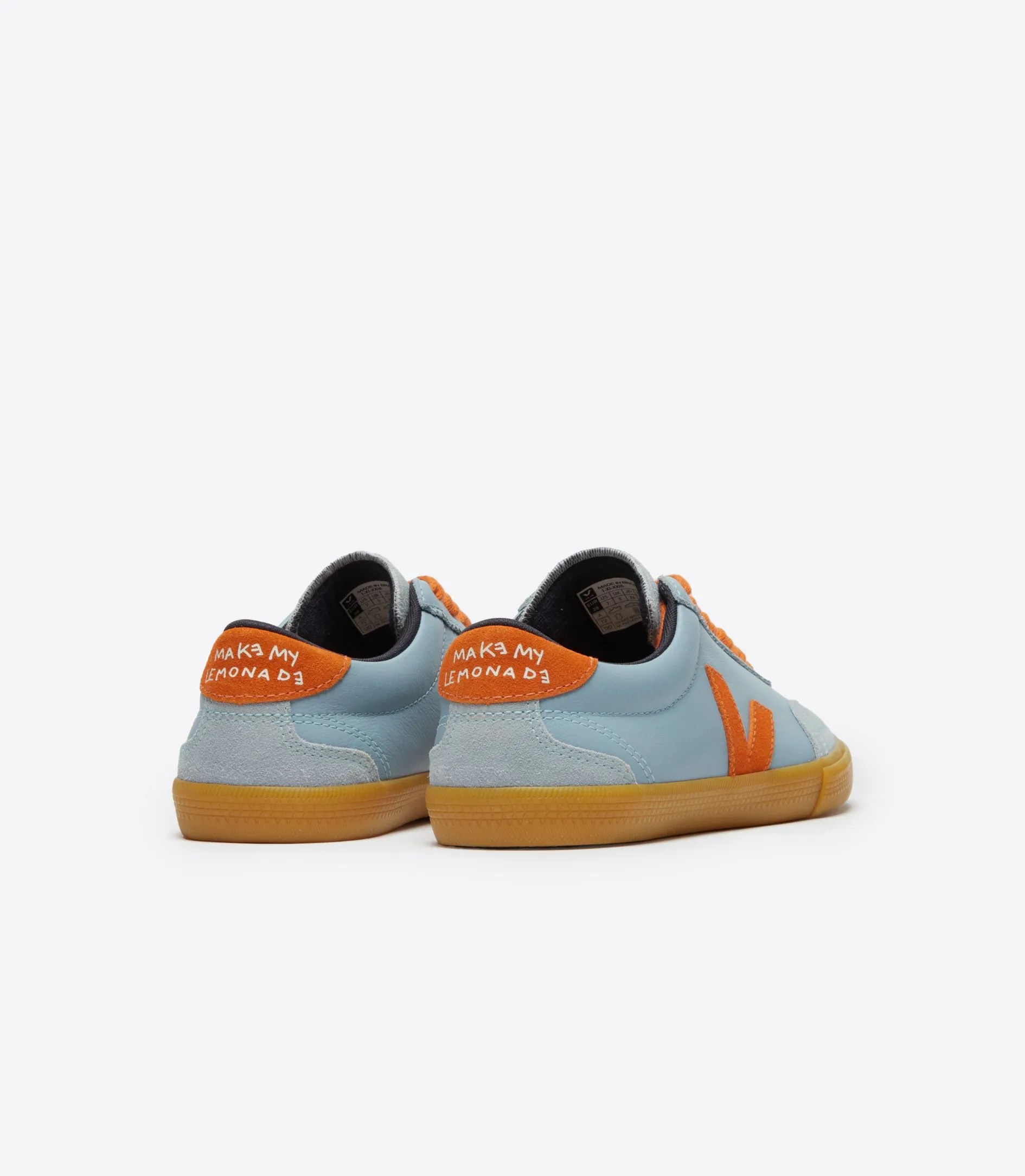 VOLLEY LEATHER VEJA X MAKE MY LEMONADE STEEL PUMPKIN