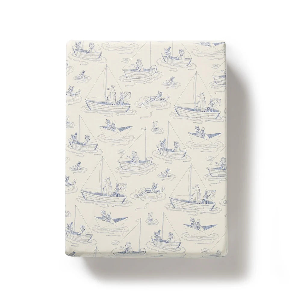 Wilson & Frenchy Organic Bassinet Sheet - Sail Away