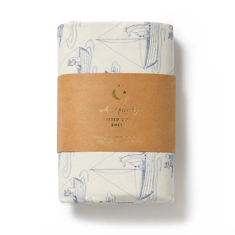 Wilson & Frenchy Organic Cot Sheet - Sail Away