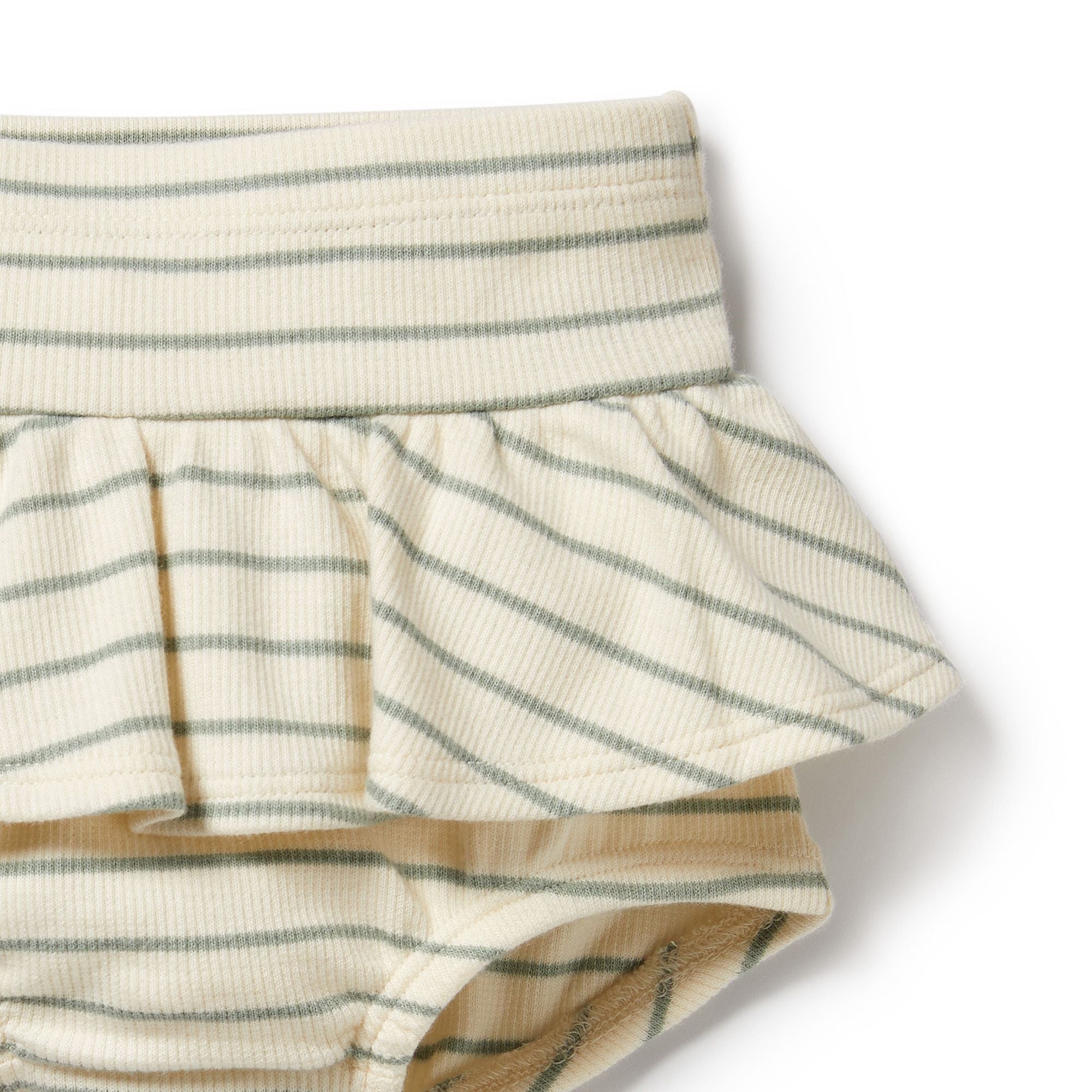 Wilson & Frenchy Petit Sage Organic Ruffle Nappy Pant