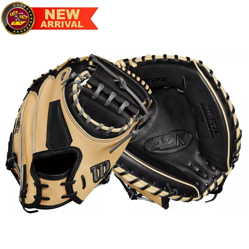 WILSON 2024 A2K M23 33.5” BASEBALL CATCHER’S MITT: WBW101383335