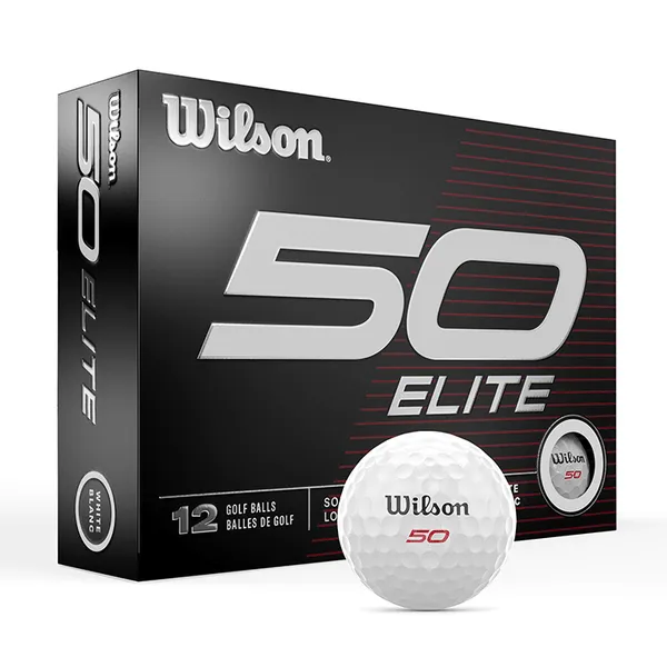 Wilson - Custom Staff 50 Elite White Box Dozen