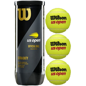 Wilson US Open Extra Duty Tennis Balls - 3 Ball Can