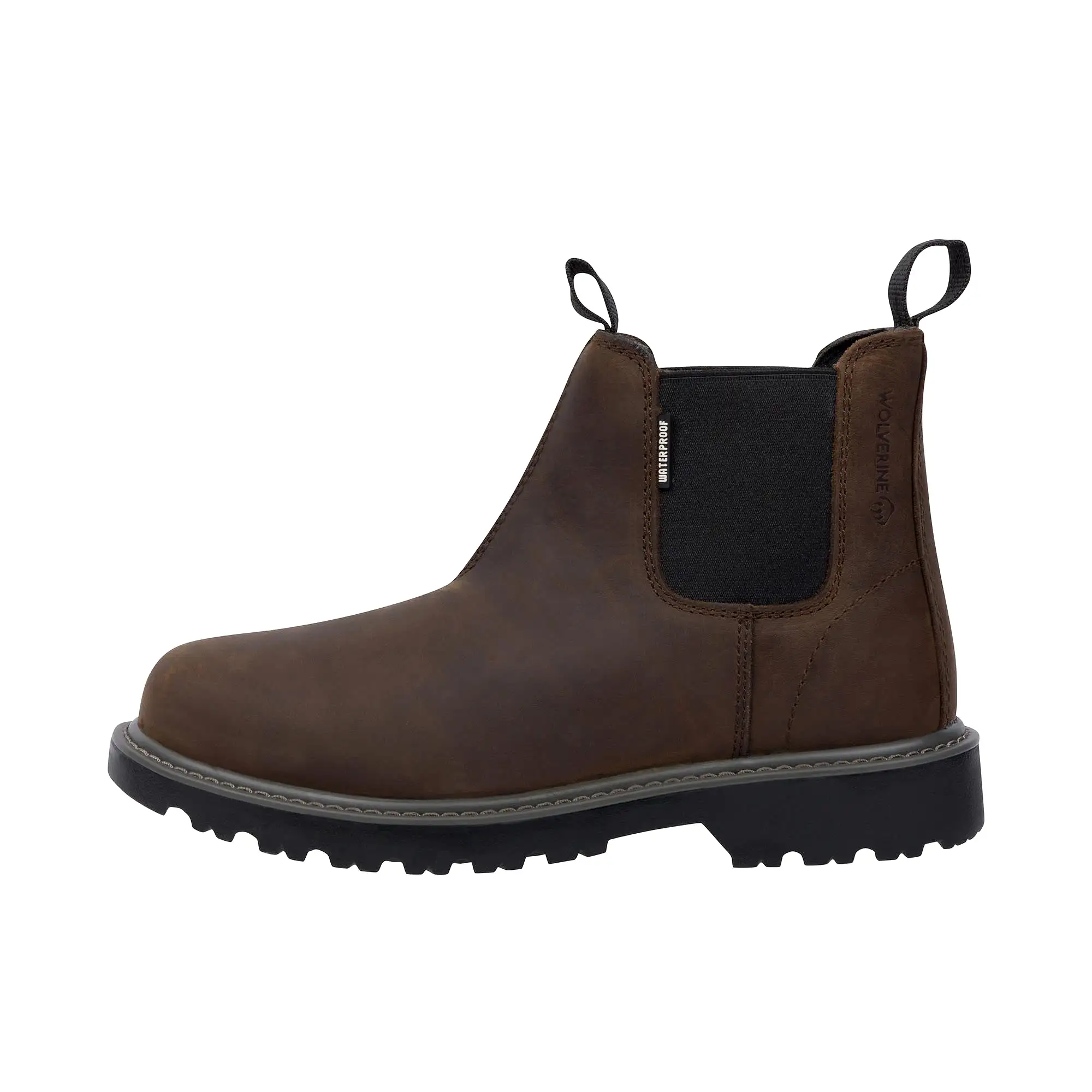 Wolverine Floorhand Work Romeo Soft Toe Dark Brown