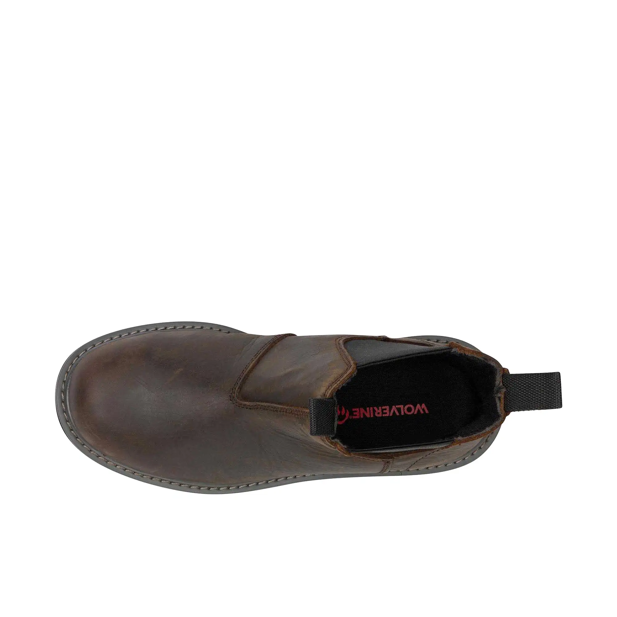 Wolverine Floorhand Work Romeo Steel Toe Dark Brown