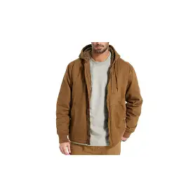 Wolverine Sturgis Sherpa Lined Canvas Jacket Chestnut