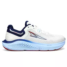 Women's Altra Paradigm 7, White/Blue, 8 B Medium