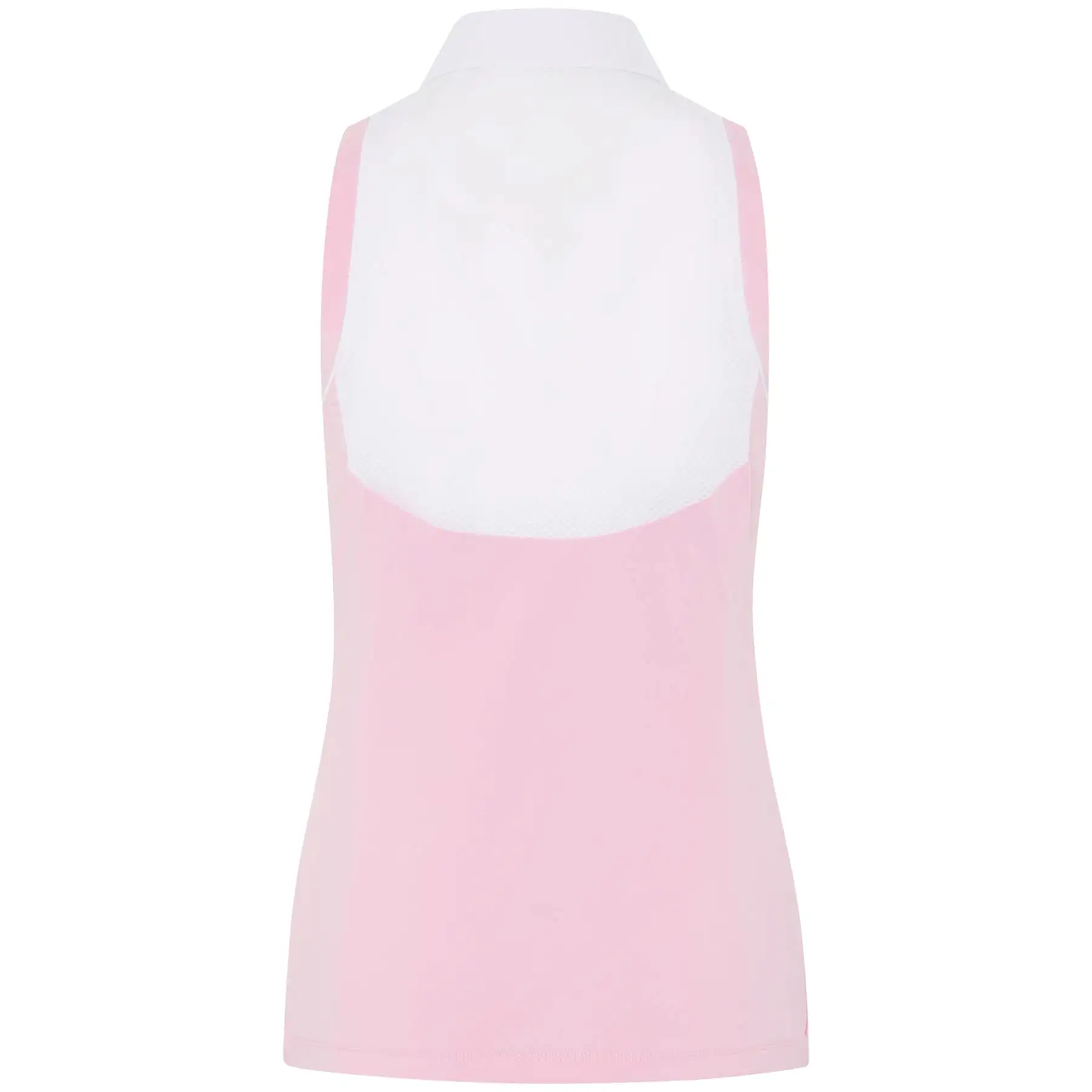 Womens Sleeveless Colour Block Polo Gelato Pink - SS24