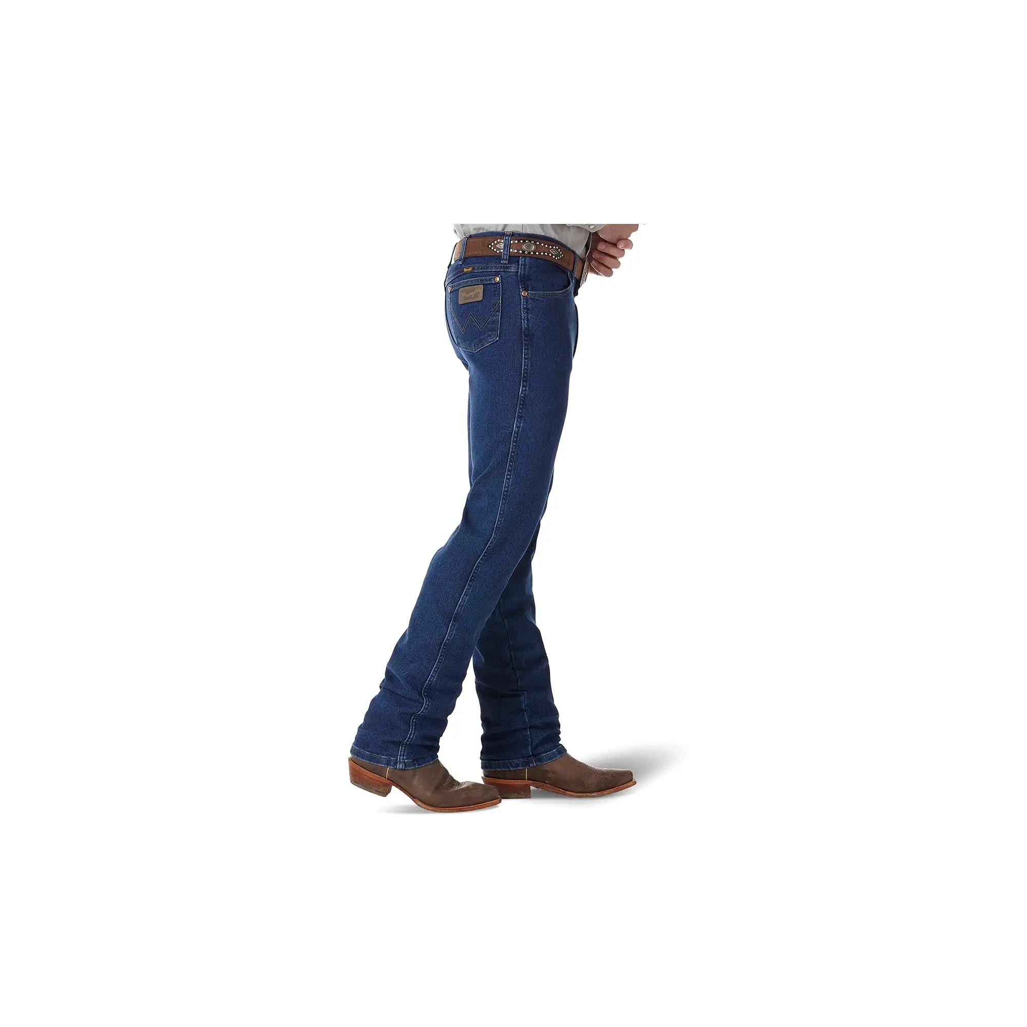 Wrangler Cowboy Cut Active Flex Slim Fit Jean Stonewash