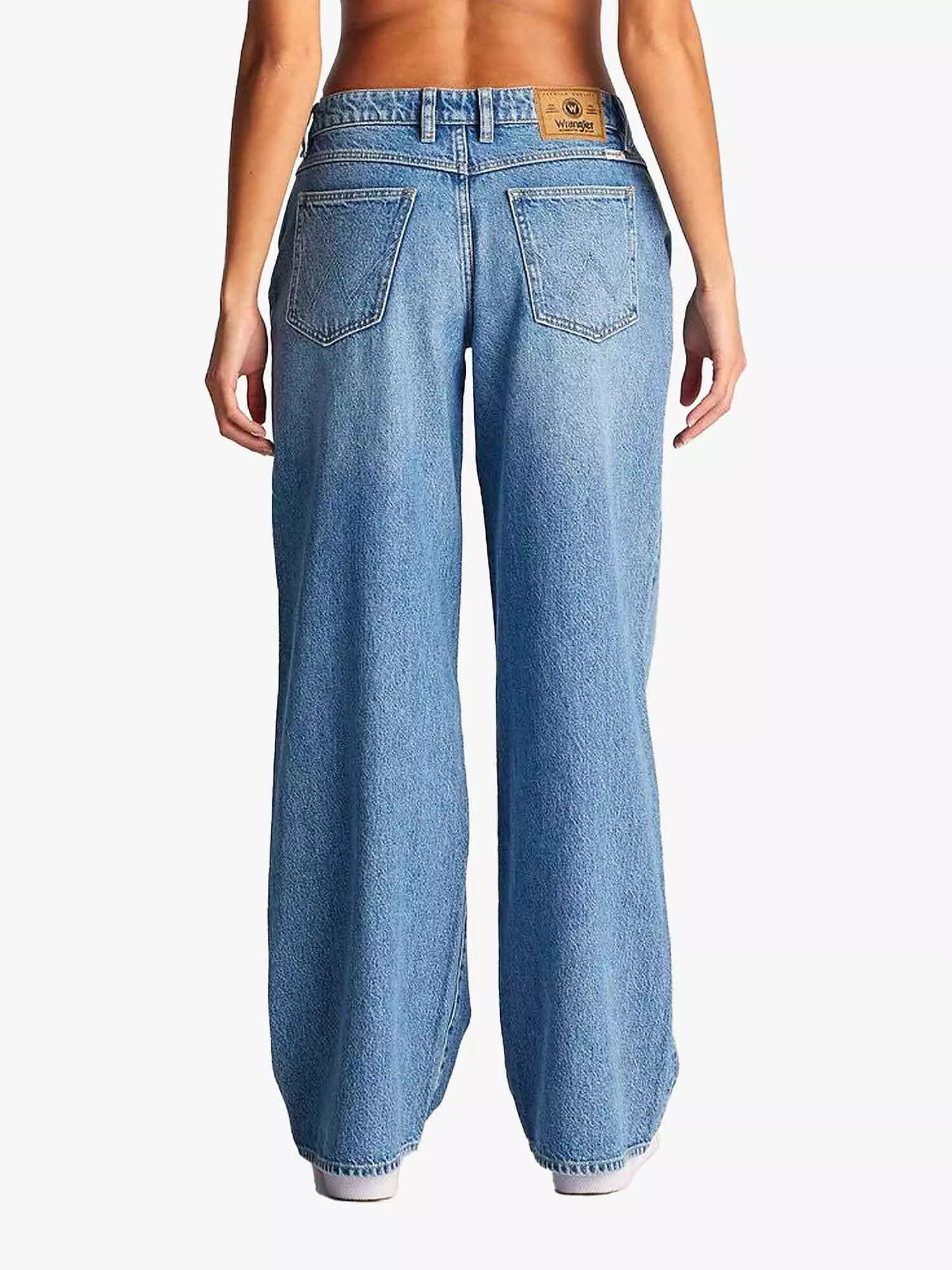 Wrangler Low Farrah Wide Jeans - First Light